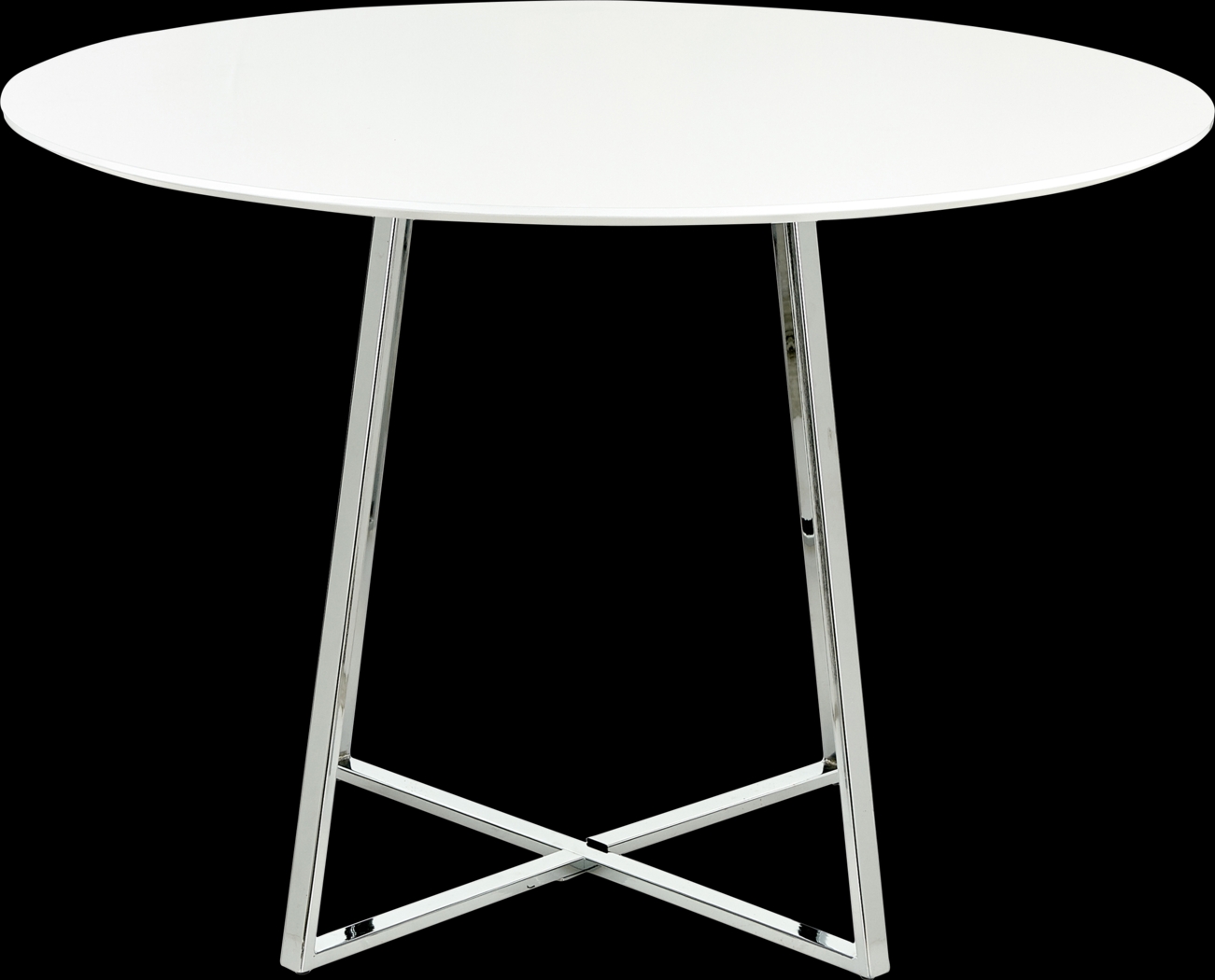 Ovalla III White Dining Table - Thumbnail - Image 4