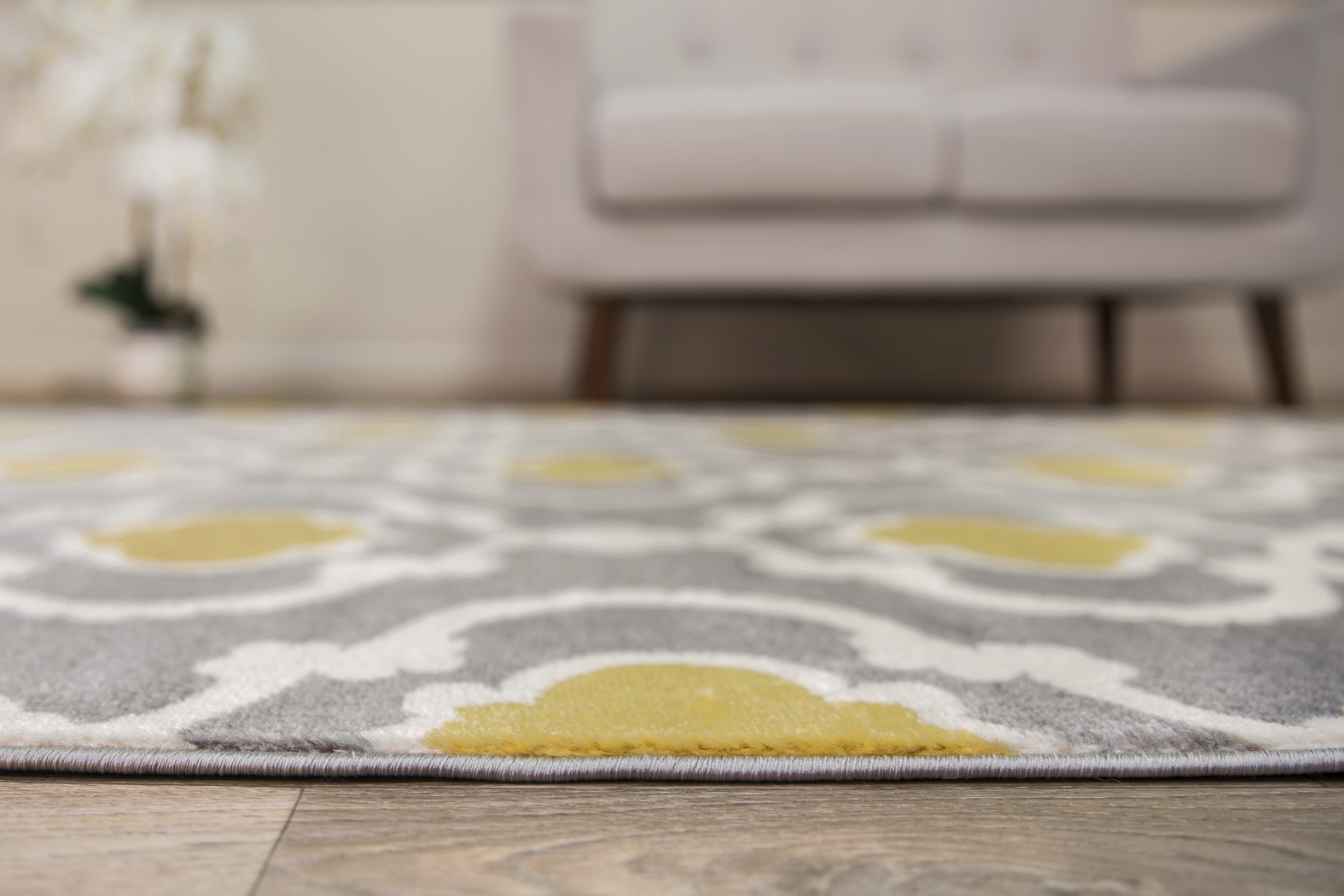 Ovellan Yellow 5'3 x 7'3 Rug - Thumbnail - Image 6