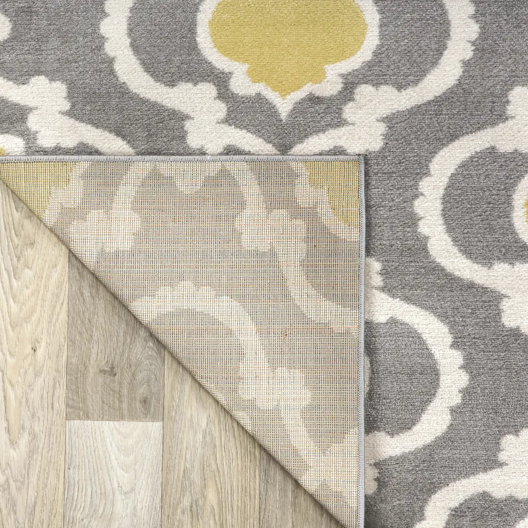 Ovellan Yellow 7'10 x 10'2 Rug - Thumbnail - Image 7