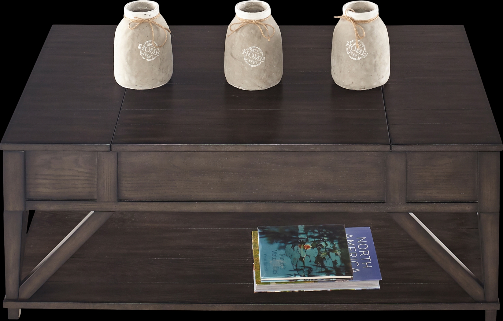 Overbury Oak Lift Cocktail Table - Thumbnail - Image 1