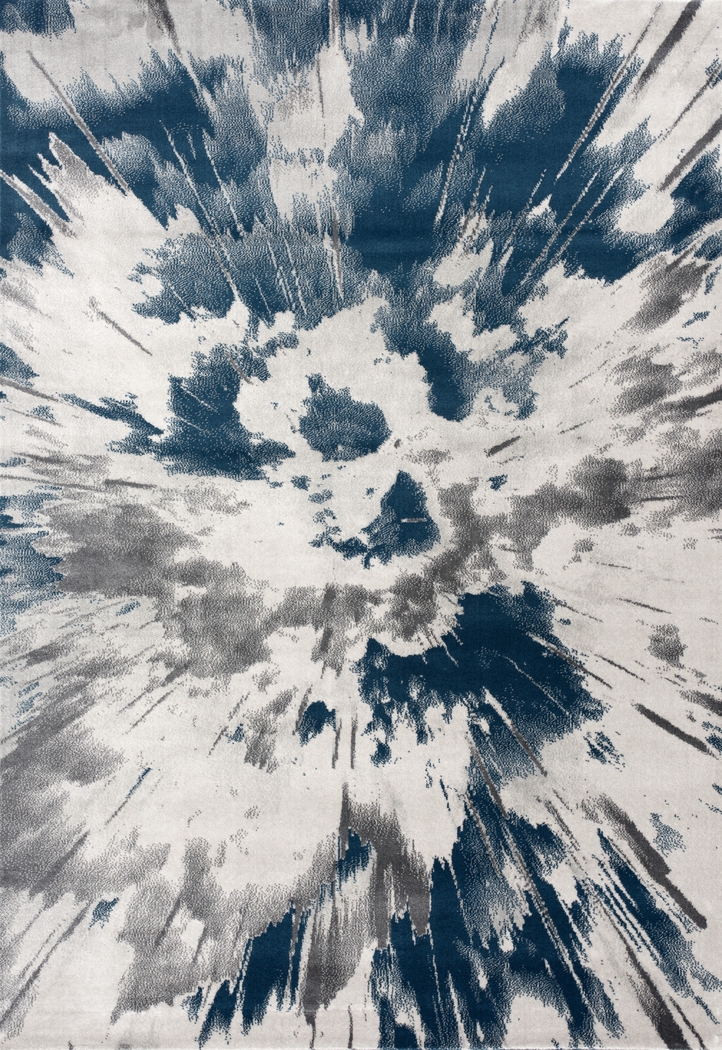 Overcup Blue 5'3 x 7'6 Rug - Thumbnail - Image 1