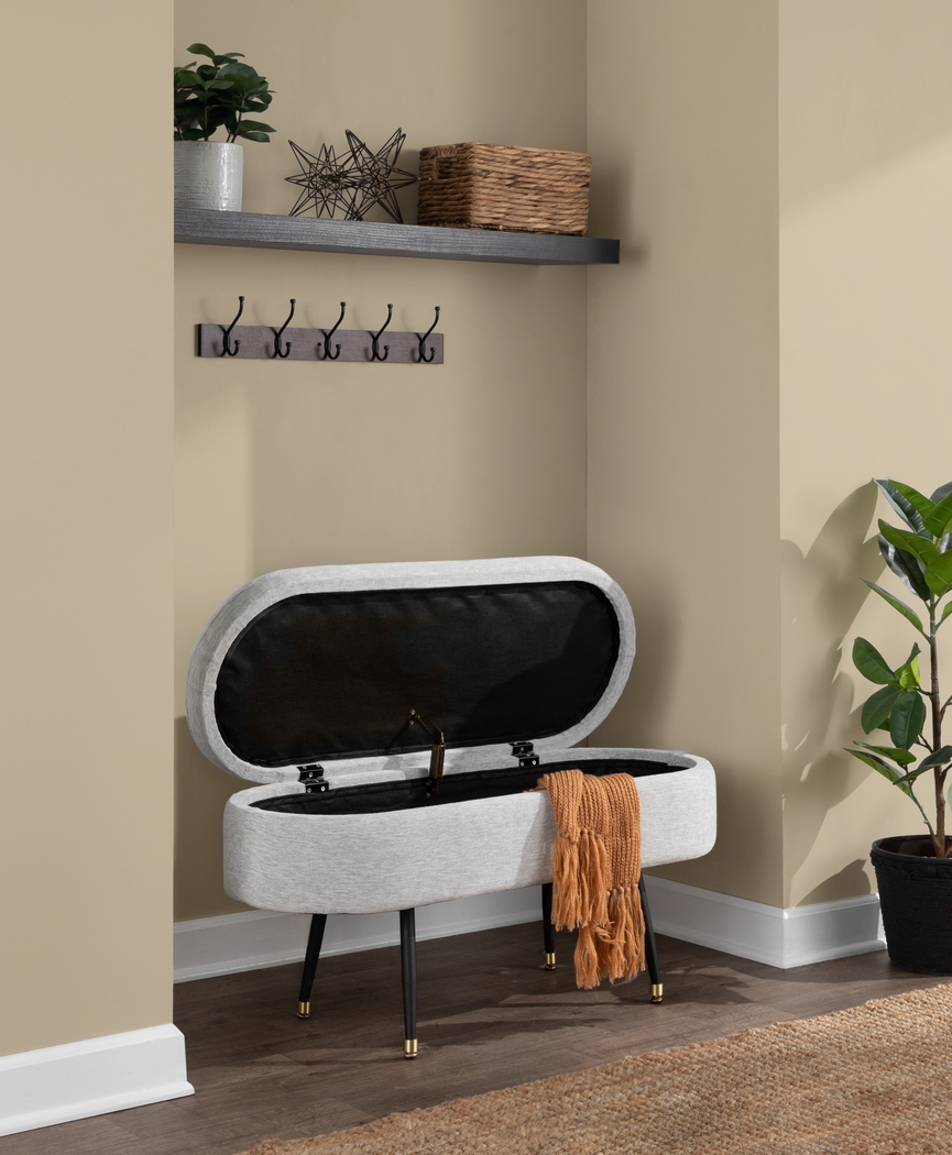 Overdell Gray Bench - Thumbnail - Image 4