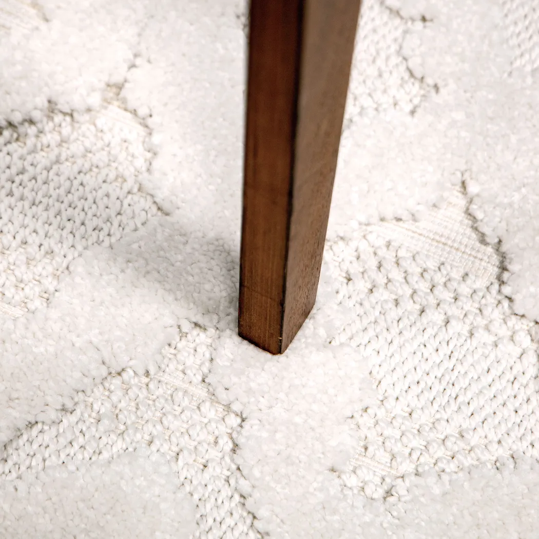 Overlea White 5'3 x 7'6 Rug - Thumbnail - Image 4