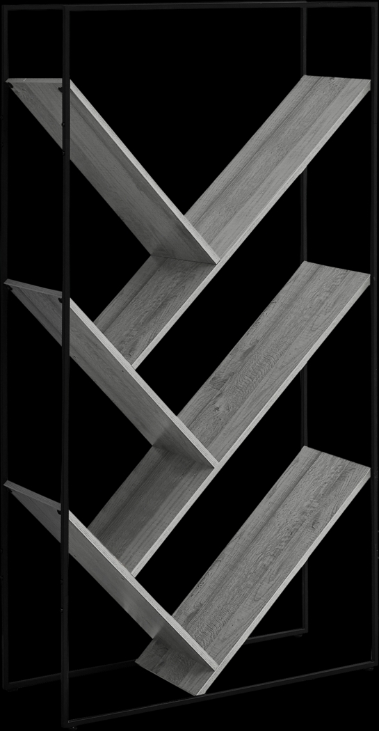 Overlook Terrace Gray Bookcase - Thumbnail - Image 1