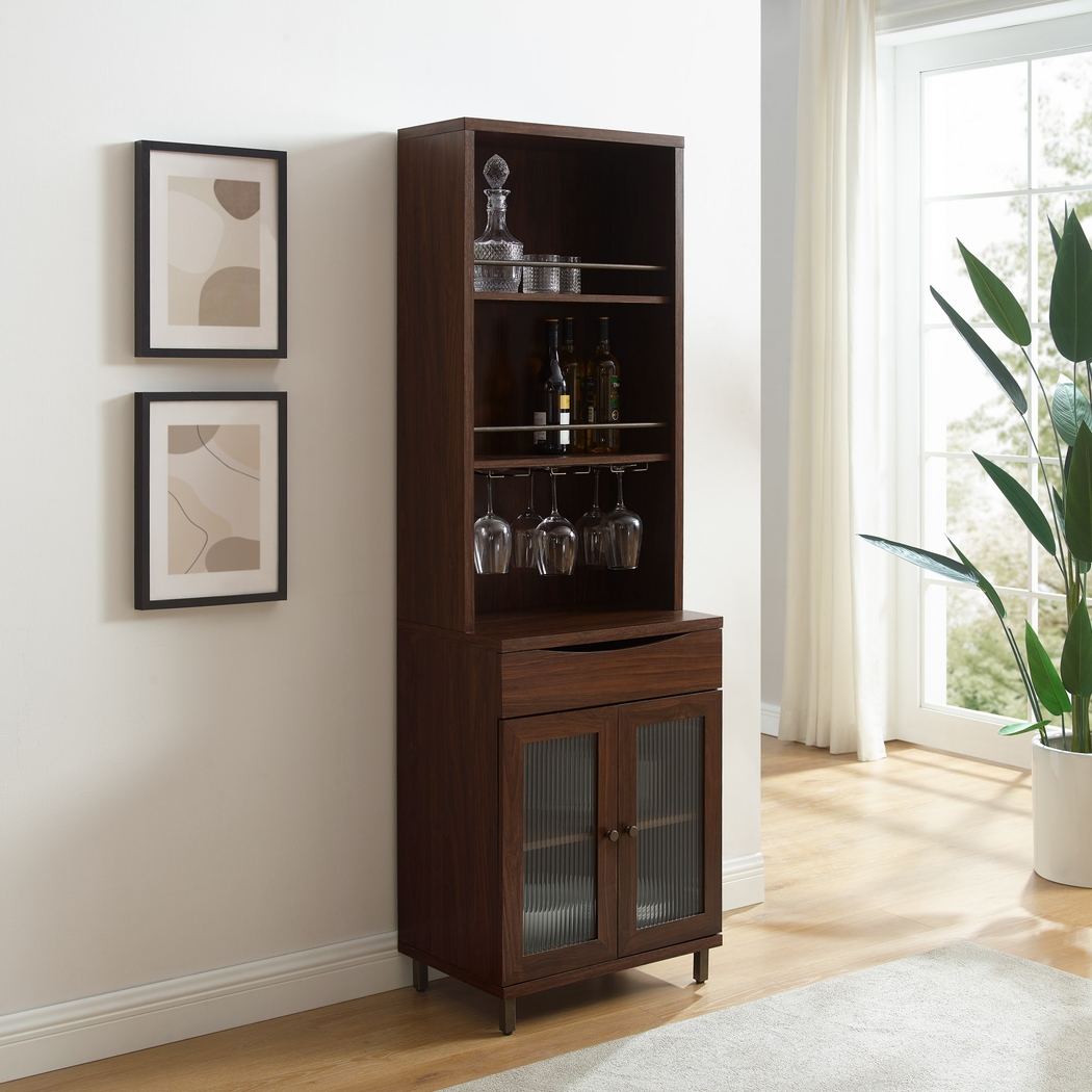 Overmead Walnut Bar Cabinet - Thumbnail - Image 2