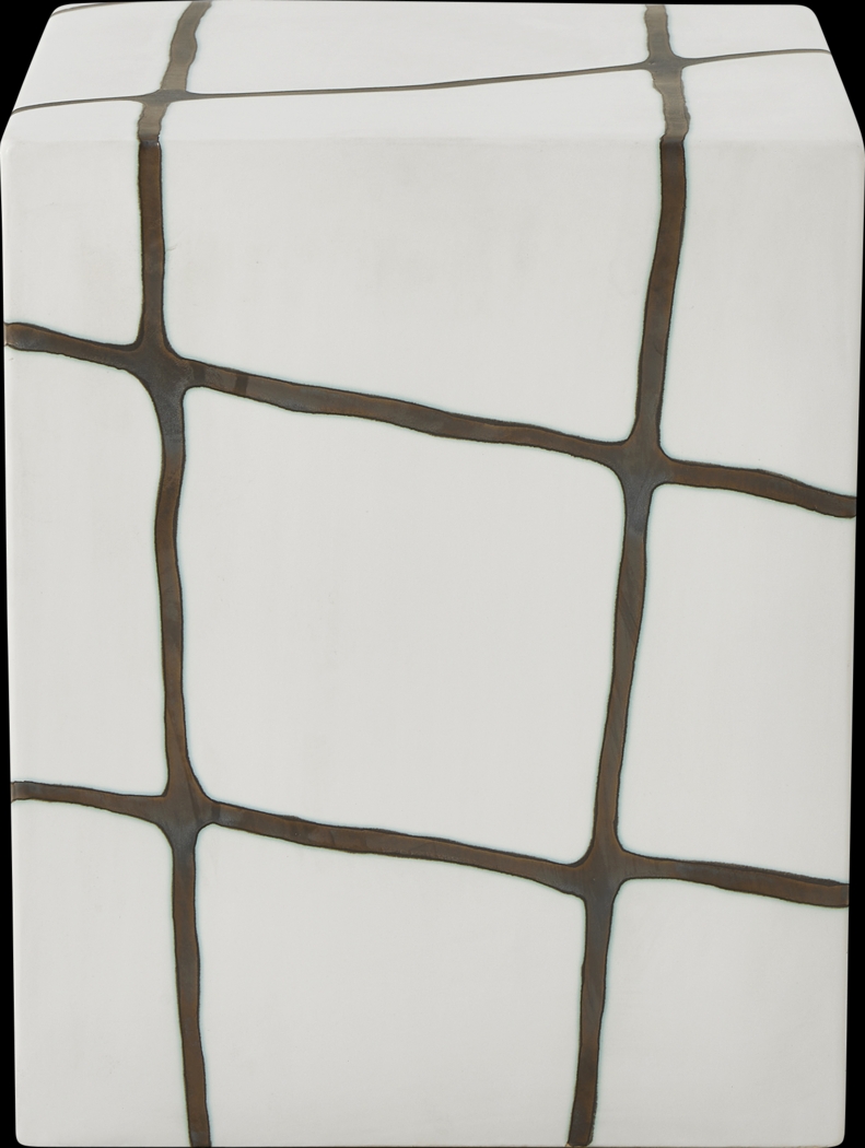 Ovina White Outdoor Stool - Thumbnail - Image 4