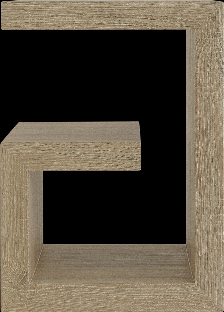 Ovita Natural End Table - Thumbnail - Image 3