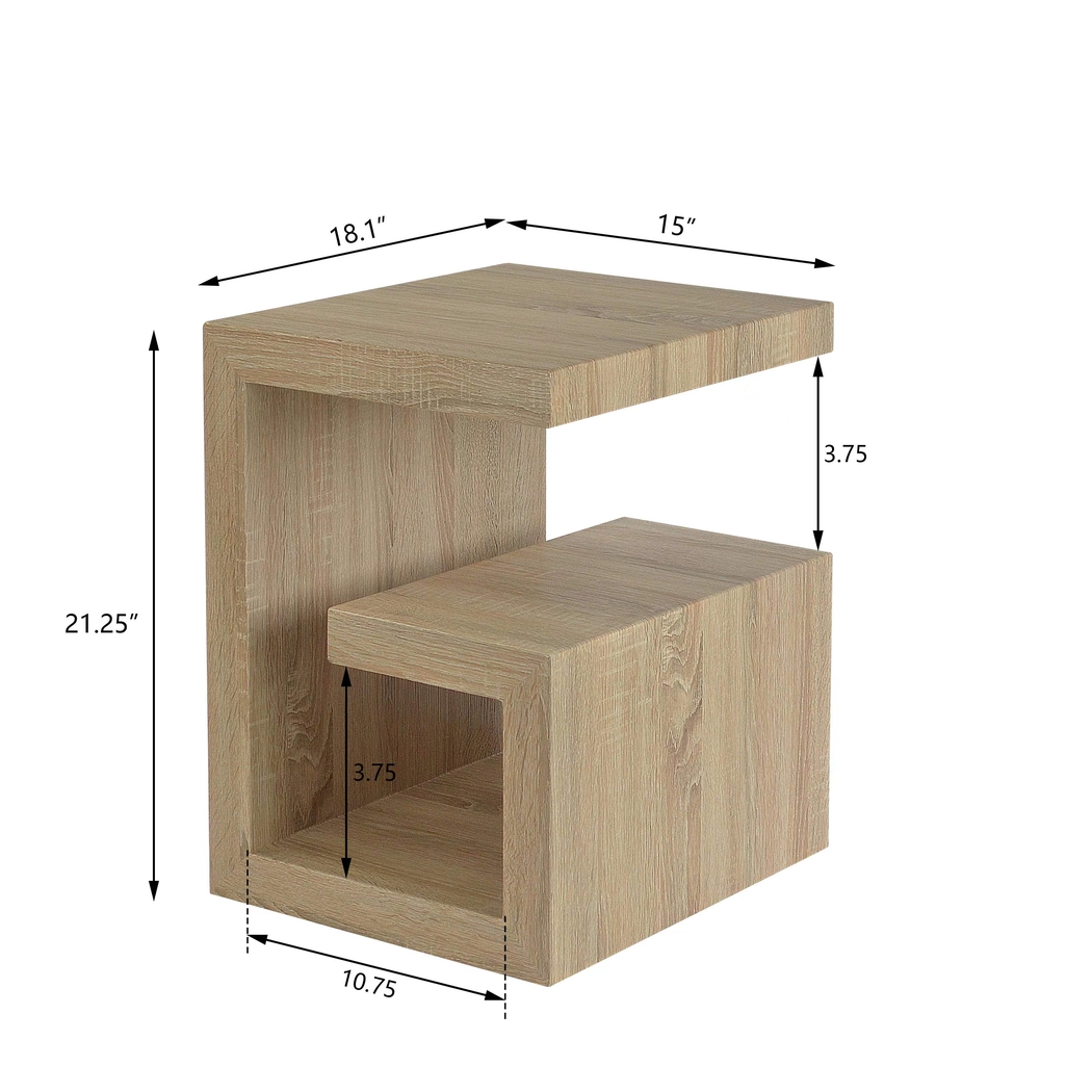 Ovita Natural End Table - Thumbnail - Image 7