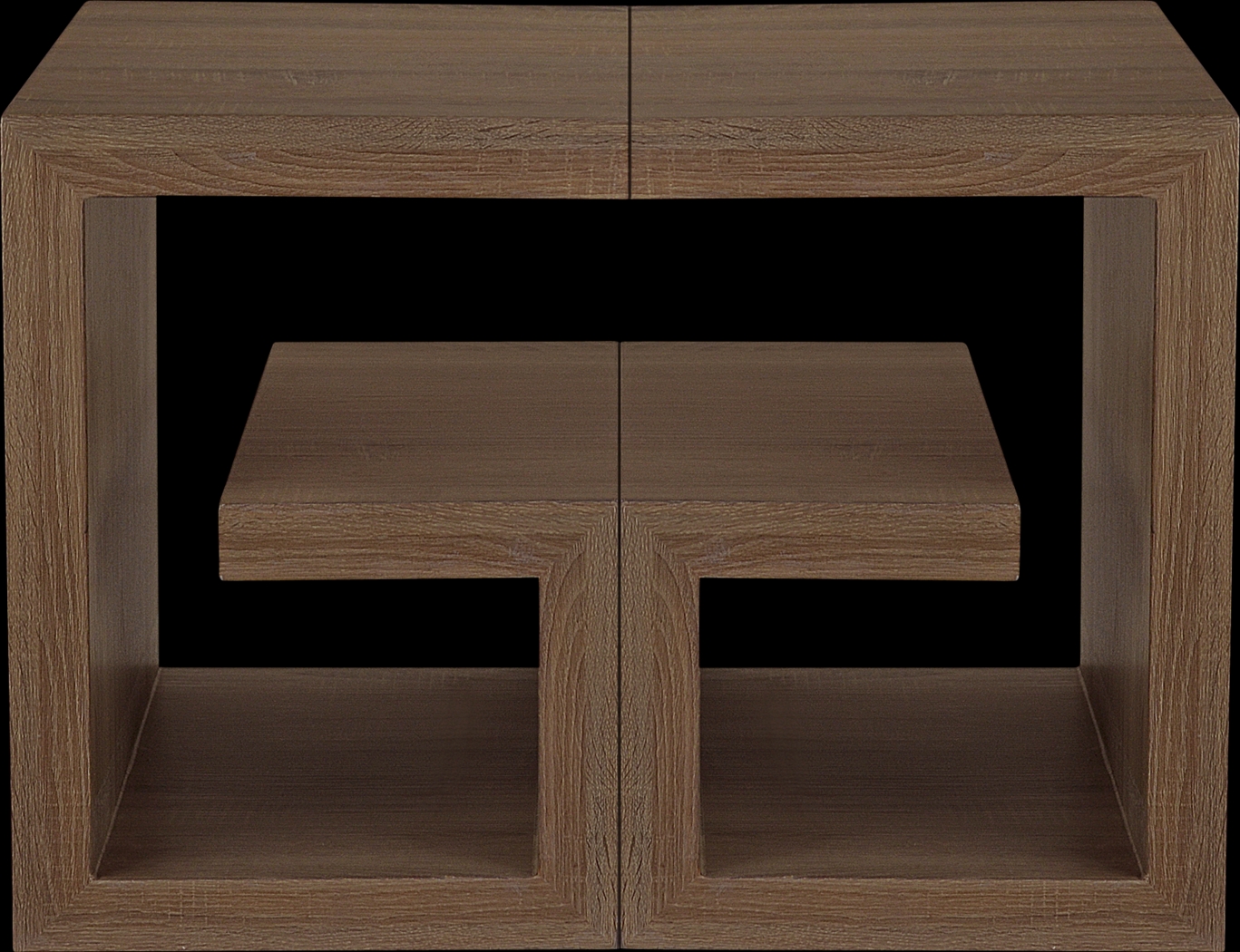 Ovita Walnut End Table - Thumbnail - Image 2