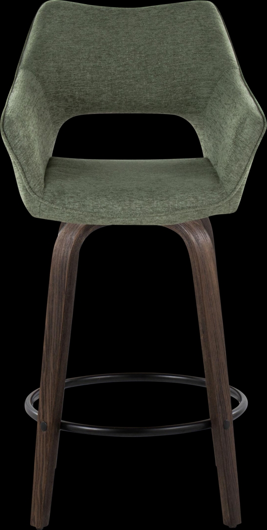 Ovur I Green Swivel Counter Height Stool, Set of 2 - Thumbnail - Image 8