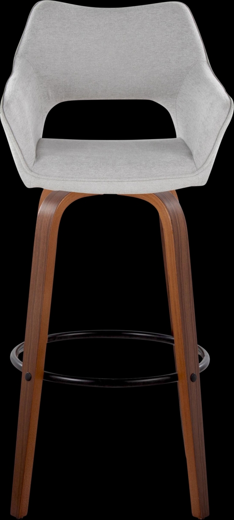 Ovur II Gray Swivel Barstool, Set of 2 - Thumbnail - Image 10