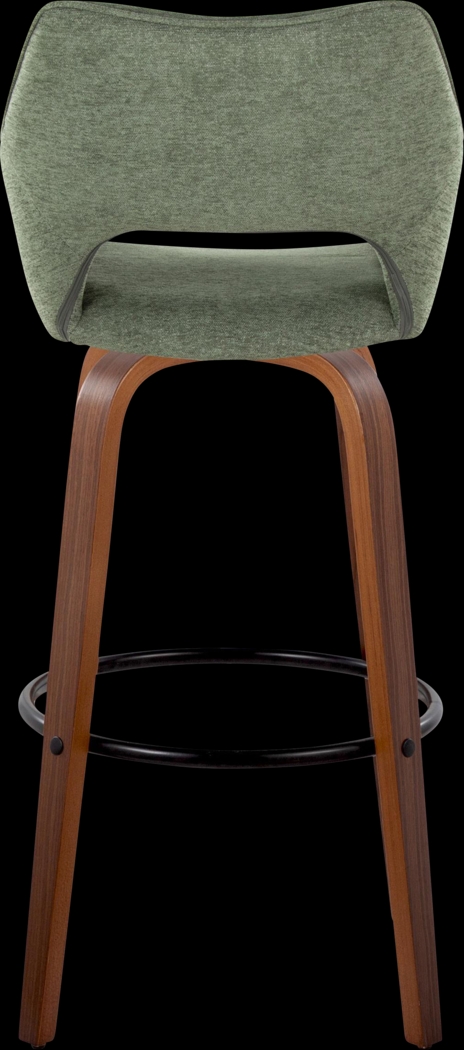 Ovur II Green Swivel Barstool, Set of 2 - Thumbnail - Image 9