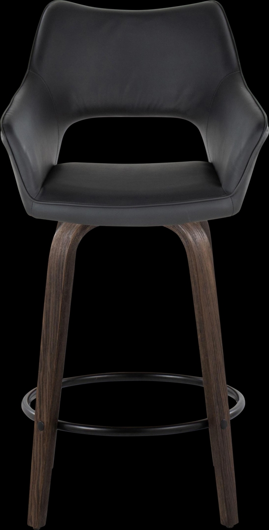 Ovur III Black Swivel Counter Height Stool, Set of 2 - Thumbnail - Image 8