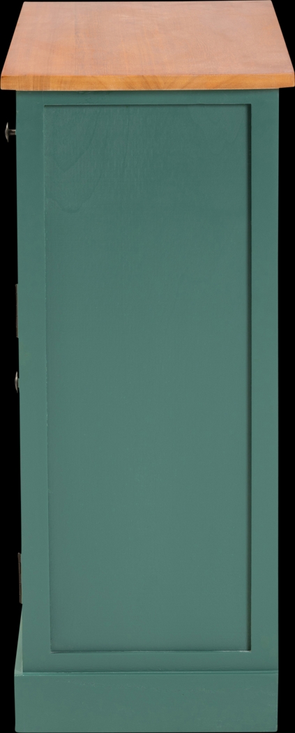 Owasco Turquoise Kitchen Cabinet - Thumbnail - Image 6