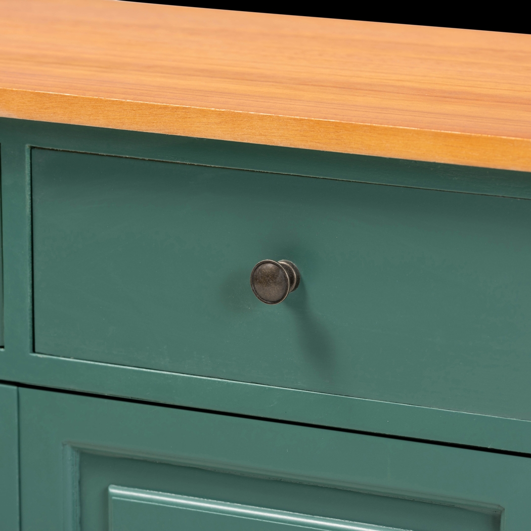 Owasco Turquoise Kitchen Cabinet - Thumbnail - Image 7