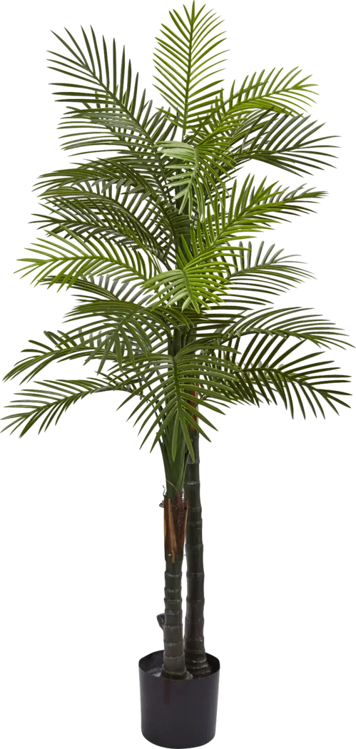 Owena Green Palm Indoor/Outdoor Silk Tree - Thumbnail - Image 1