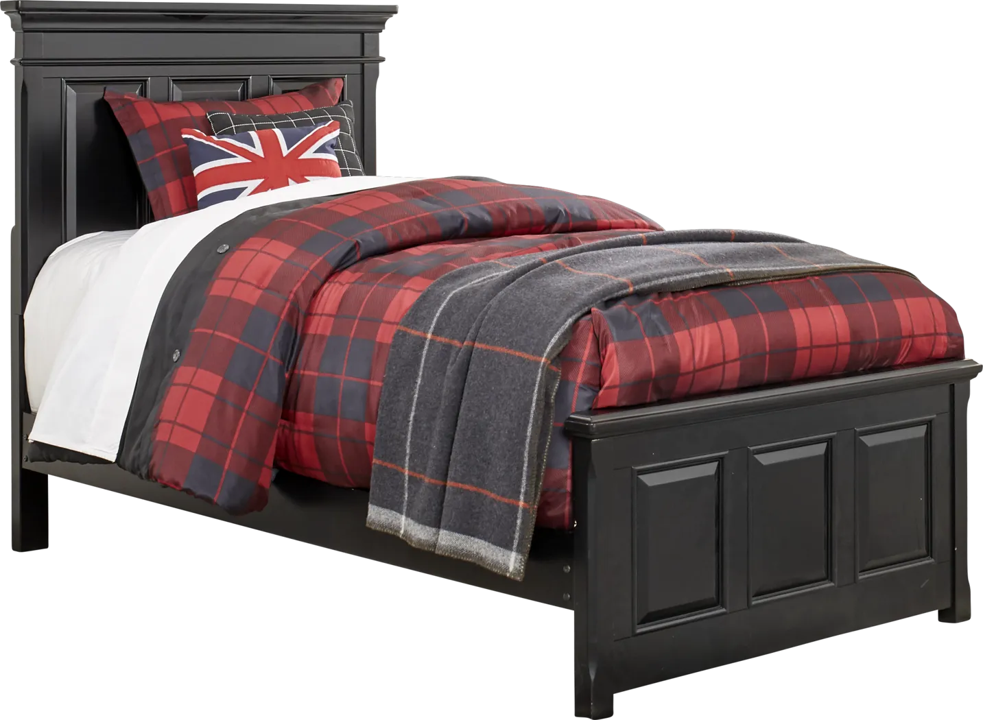 Kids Owens Valley Black 5 Pc Twin Panel Bedroom - Thumbnail - Image 2