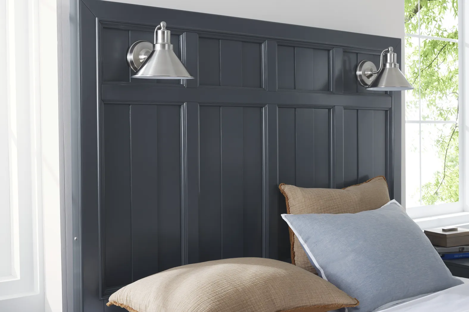 Owings Mill Graphite 7 Pc King Storage Bedroom - Thumbnail - Image 5