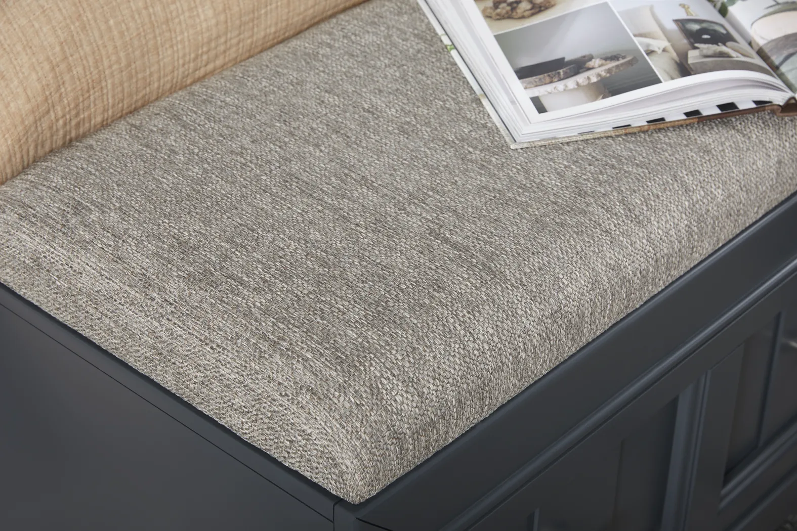 Owings Mill Graphite 7 Pc Queen Storage Bedroom - Thumbnail - Image 11