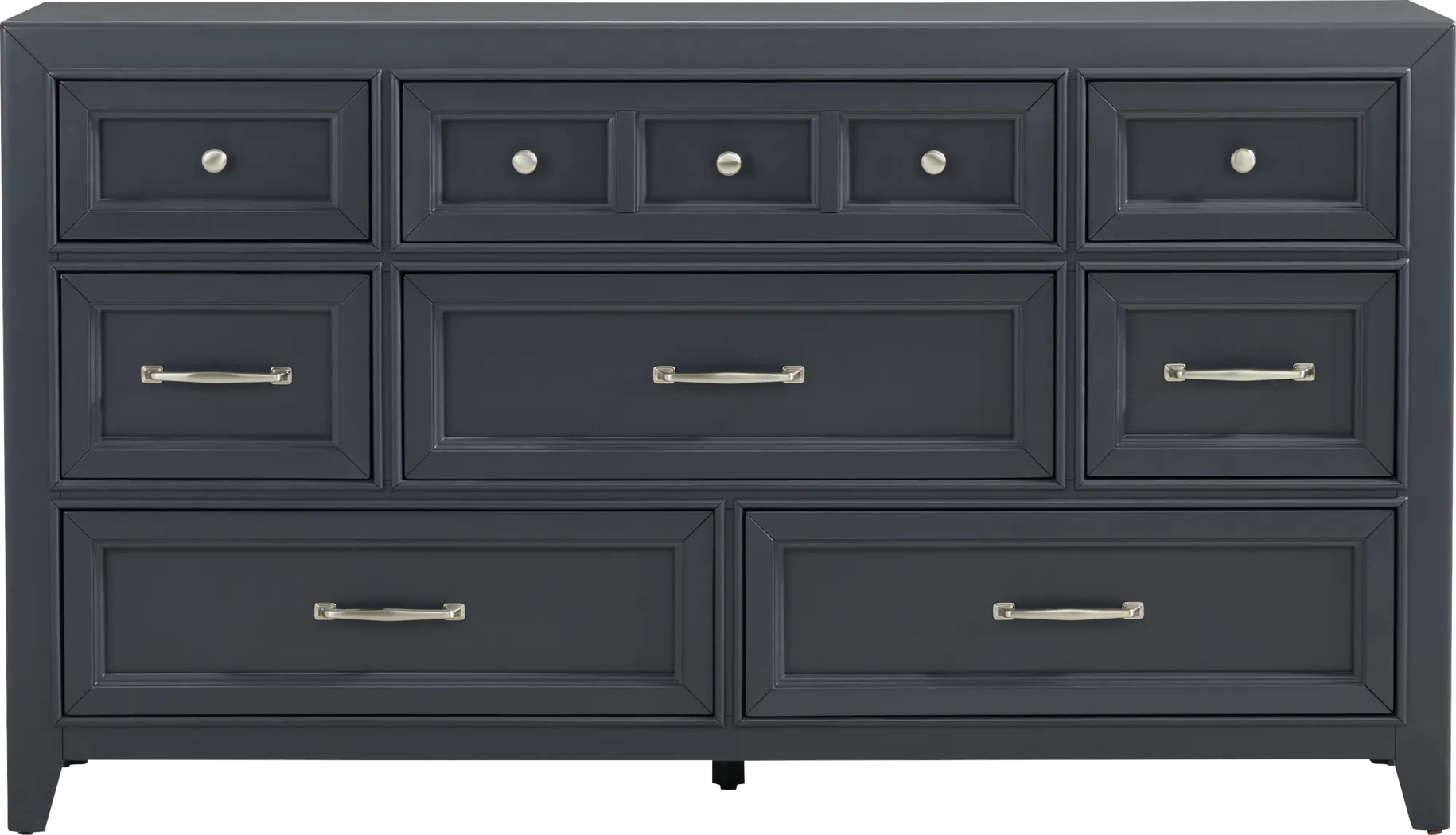 Owings Mill Graphite 7 Pc Queen Panel Bedroom - Thumbnail - Image 9