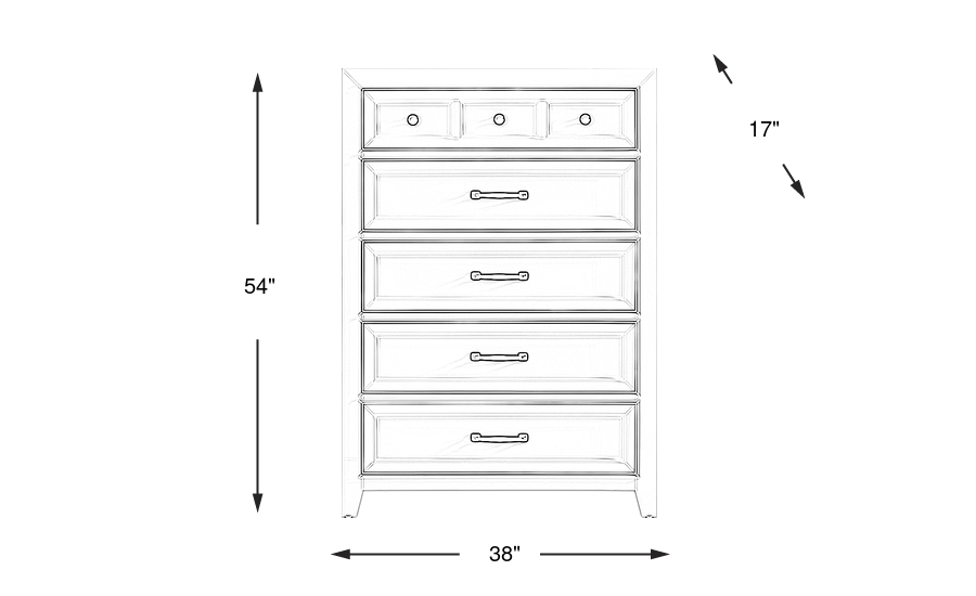 Dimension Image. Please refer to the Dimension Tab on this page for dimension details.