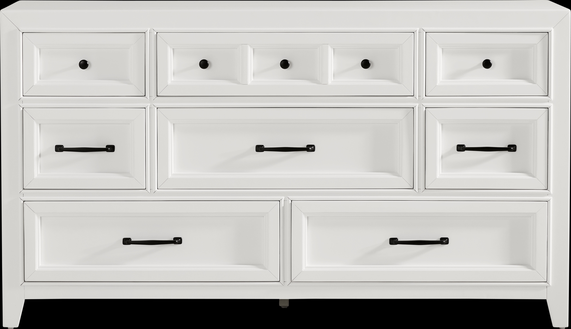 Owings Mill White 5 Pc Queen Storage Bedroom - Thumbnail - Image 9