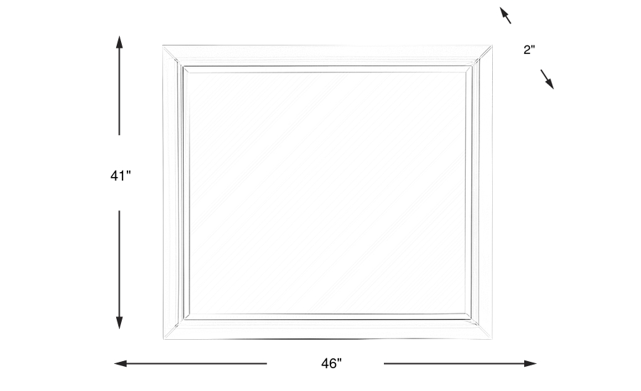 Dimension Image. Please refer to the Dimension Tab on this page for dimension details.