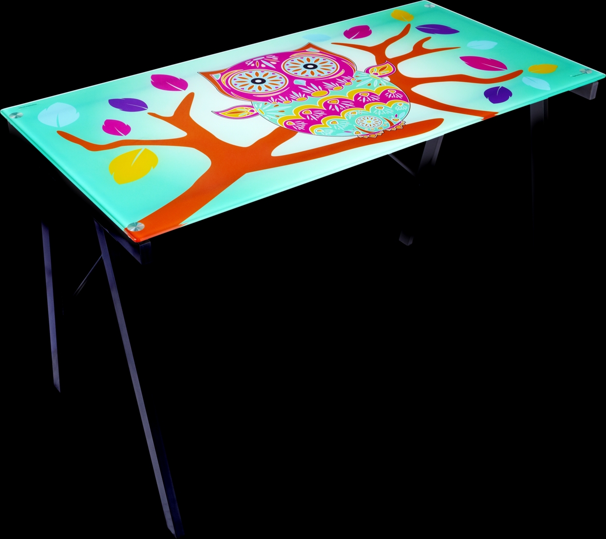 Kids Owl Green Graphic Desk - Thumbnail - Image 1