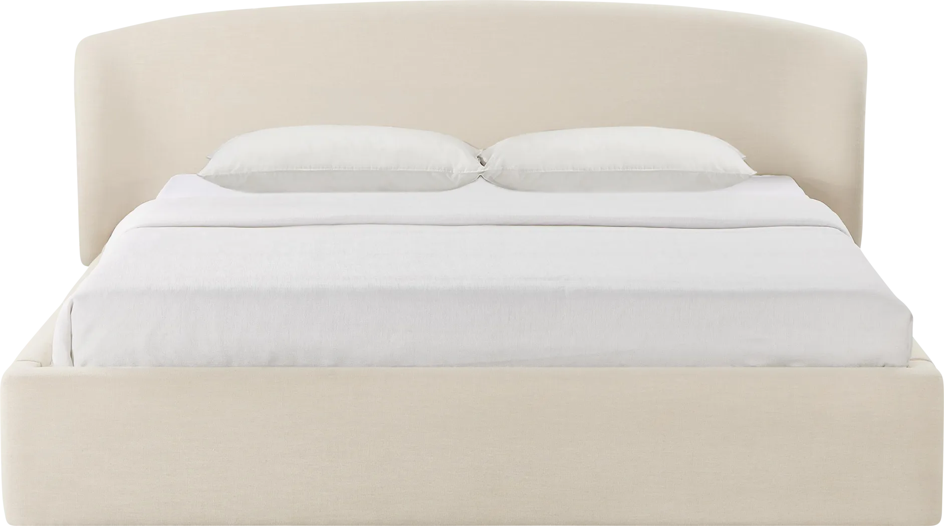 Owlair Cream King Storage Bed - Thumbnail - Image 3
