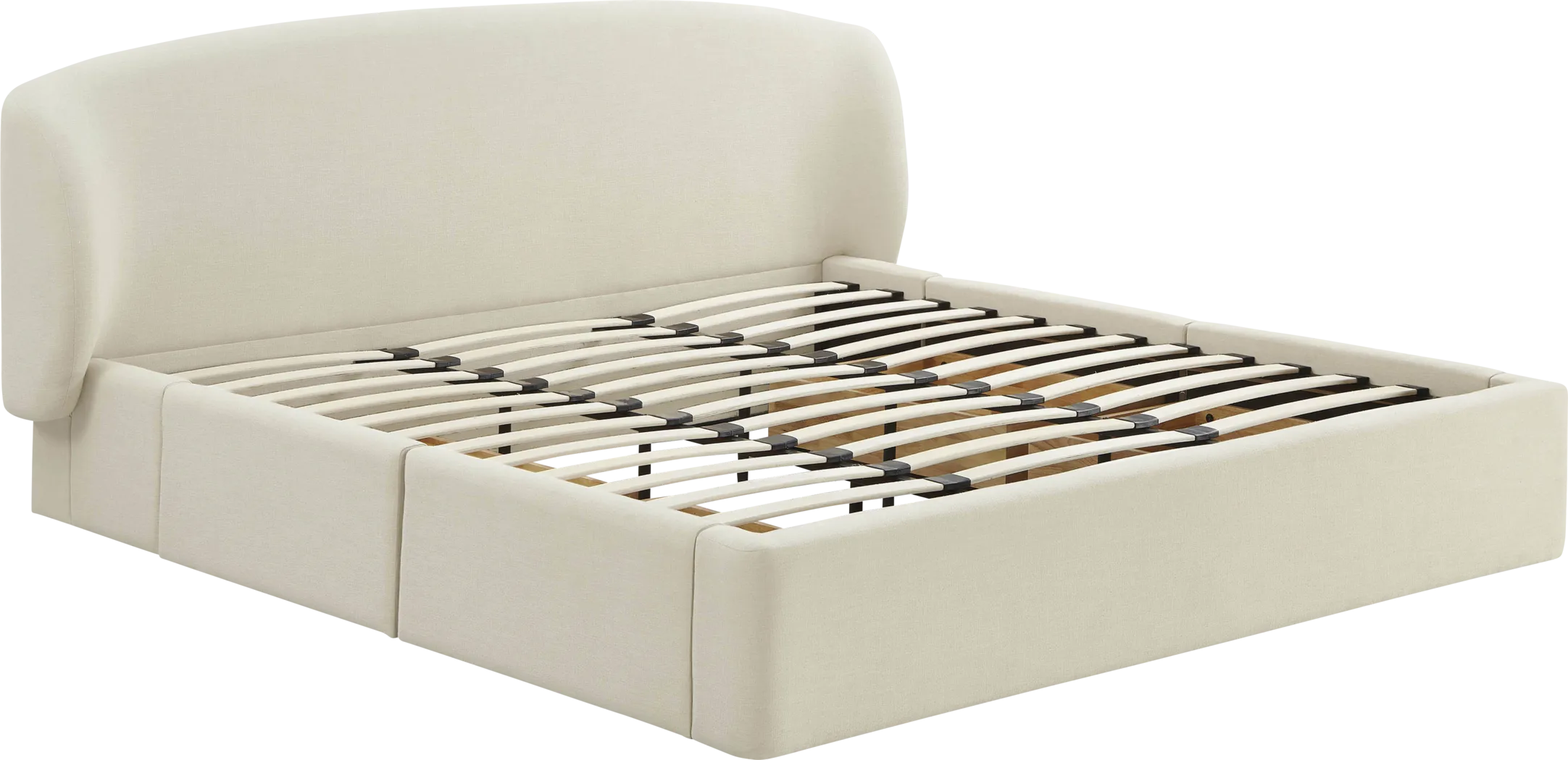 Owlair Cream King Storage Bed - Thumbnail - Image 10