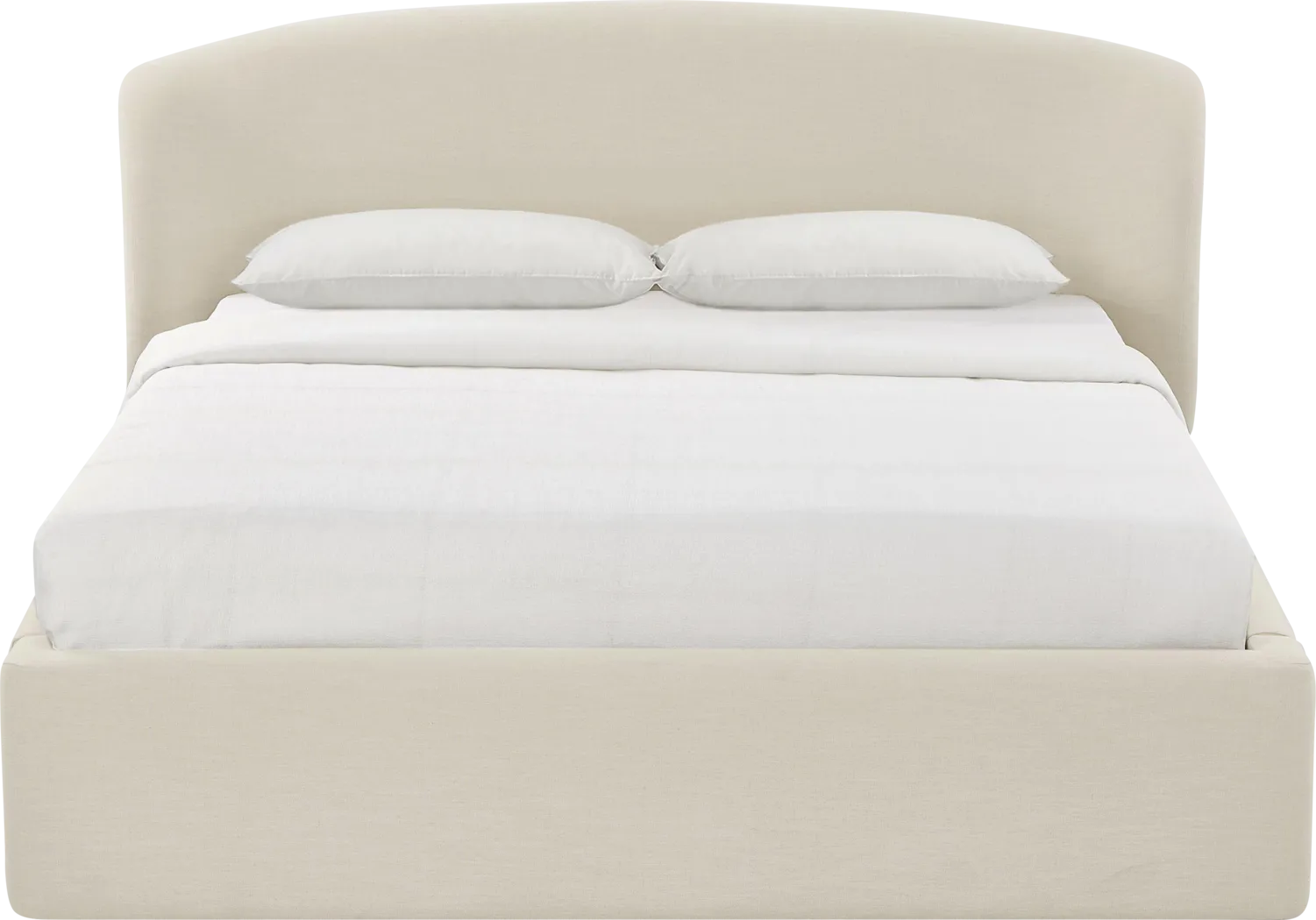Owlair Cream Queen Bed - Thumbnail - Image 4