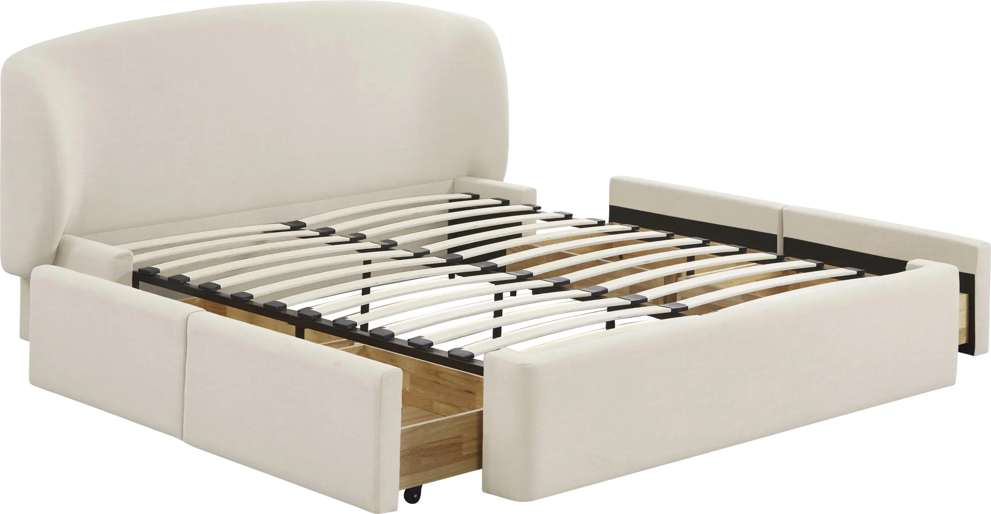 Owlair Cream Queen Bed - Thumbnail - Image 10