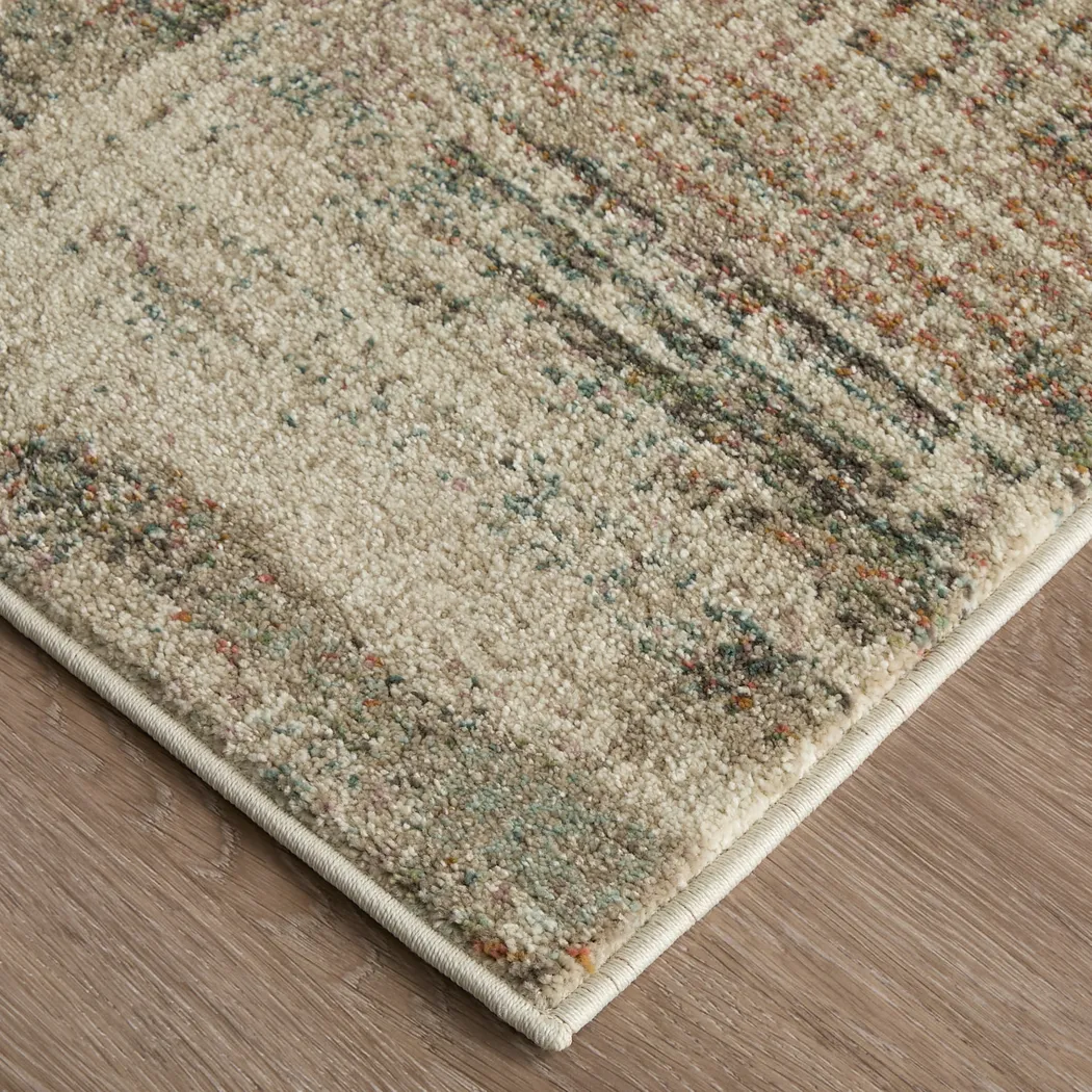 Owlatra Ivory/Multi 5' x 7'6 Rug - Image 7