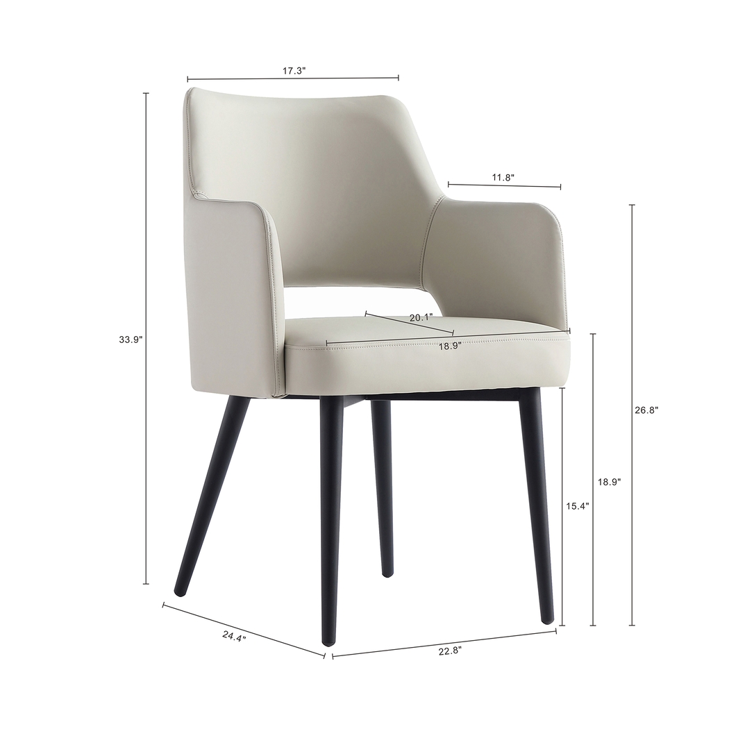 Owlwell Gray Arm Chair - Thumbnail - Image 9