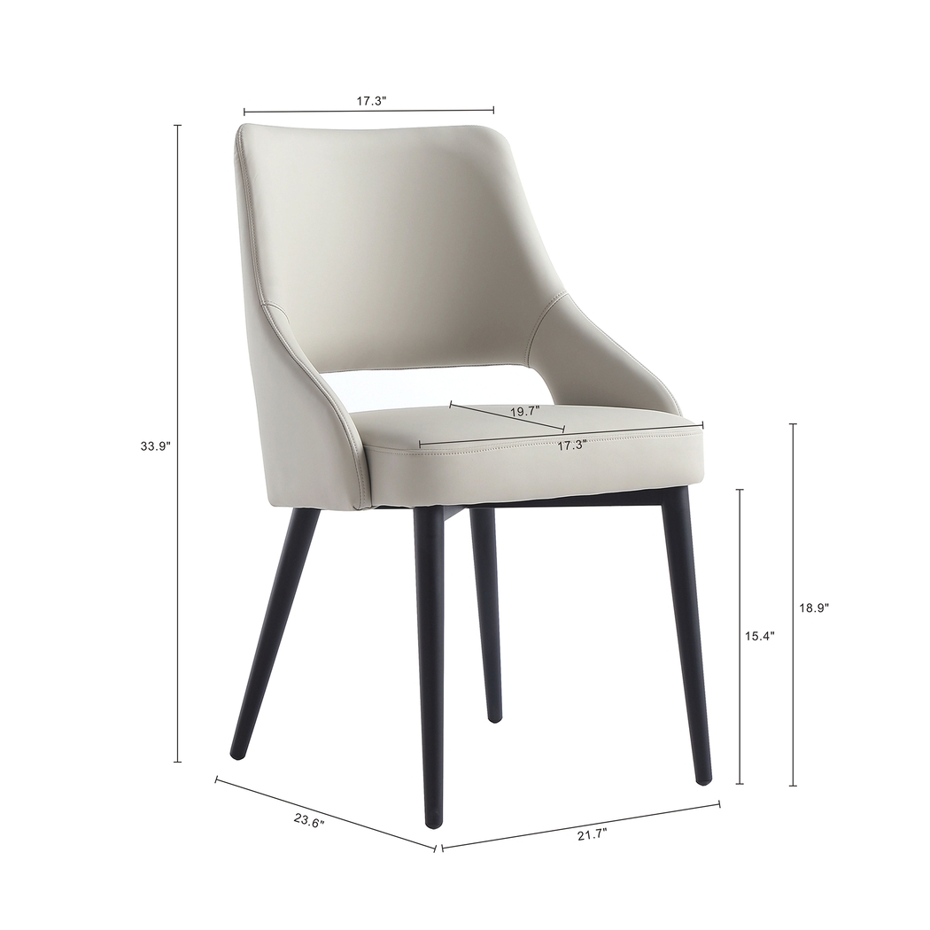 Owlwell Gray Dining Chair - Thumbnail - Image 10