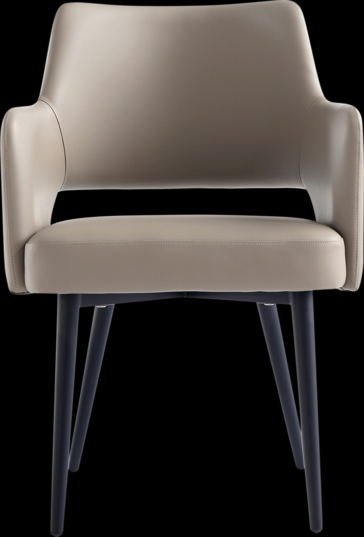 Owlwell Taupe Arm Chair - Thumbnail - Image 1