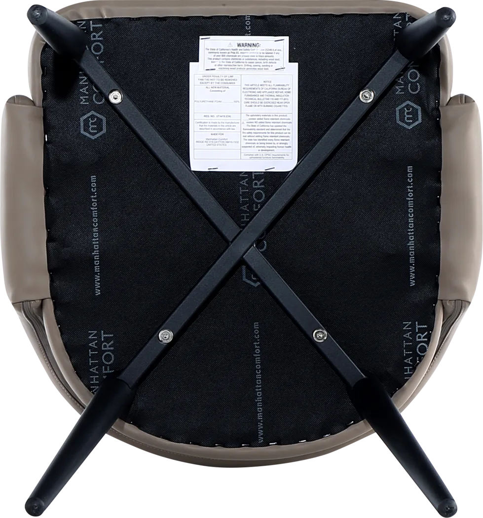 Owlwell Taupe Dining Chair - Thumbnail - Image 6