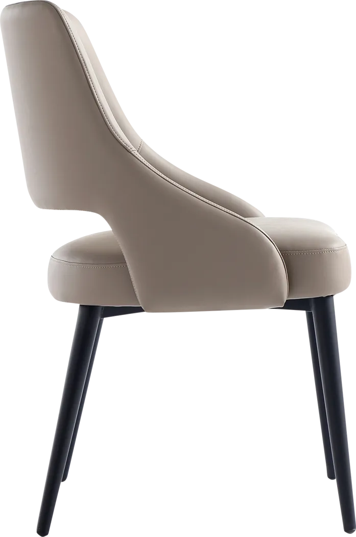 Owlwell Taupe Dining Chair - Thumbnail - Image 8