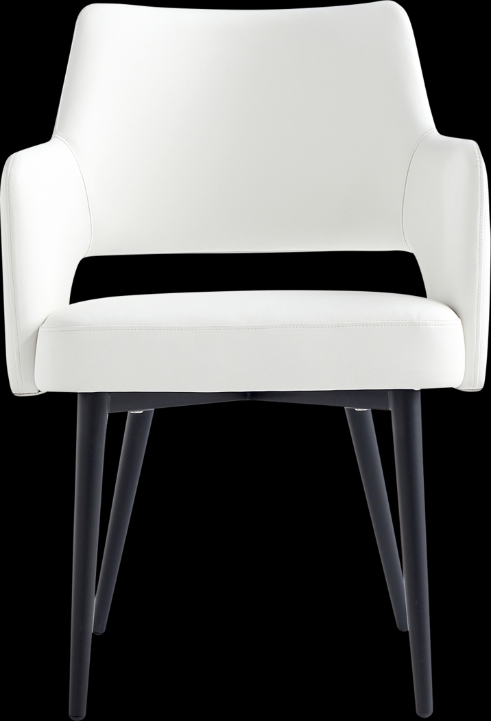 Owlwell White Arm Chair - Thumbnail - Image 1