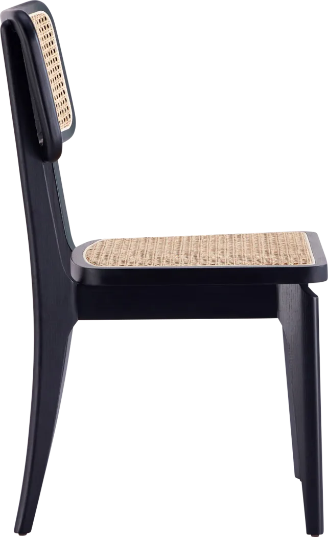 Owlworth Black Side Chair, Set of 2 - Thumbnail - Image 3