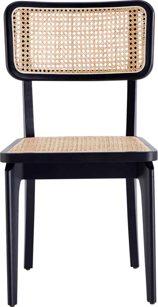 Owlworth Black Side Chair, Set of 2 - Thumbnail - Image 4