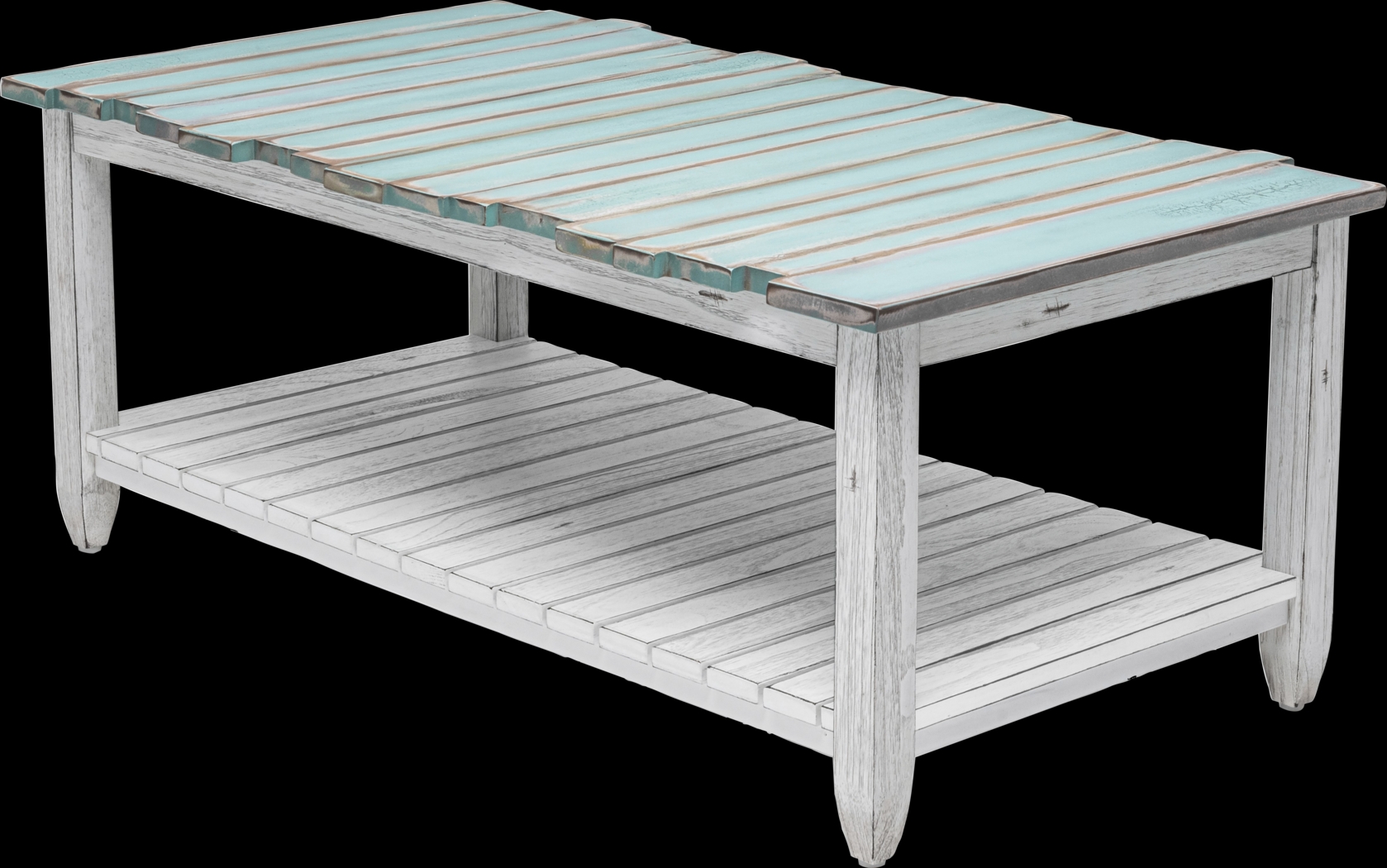 Owoth Blue Cocktail Table - Thumbnail - Image 2