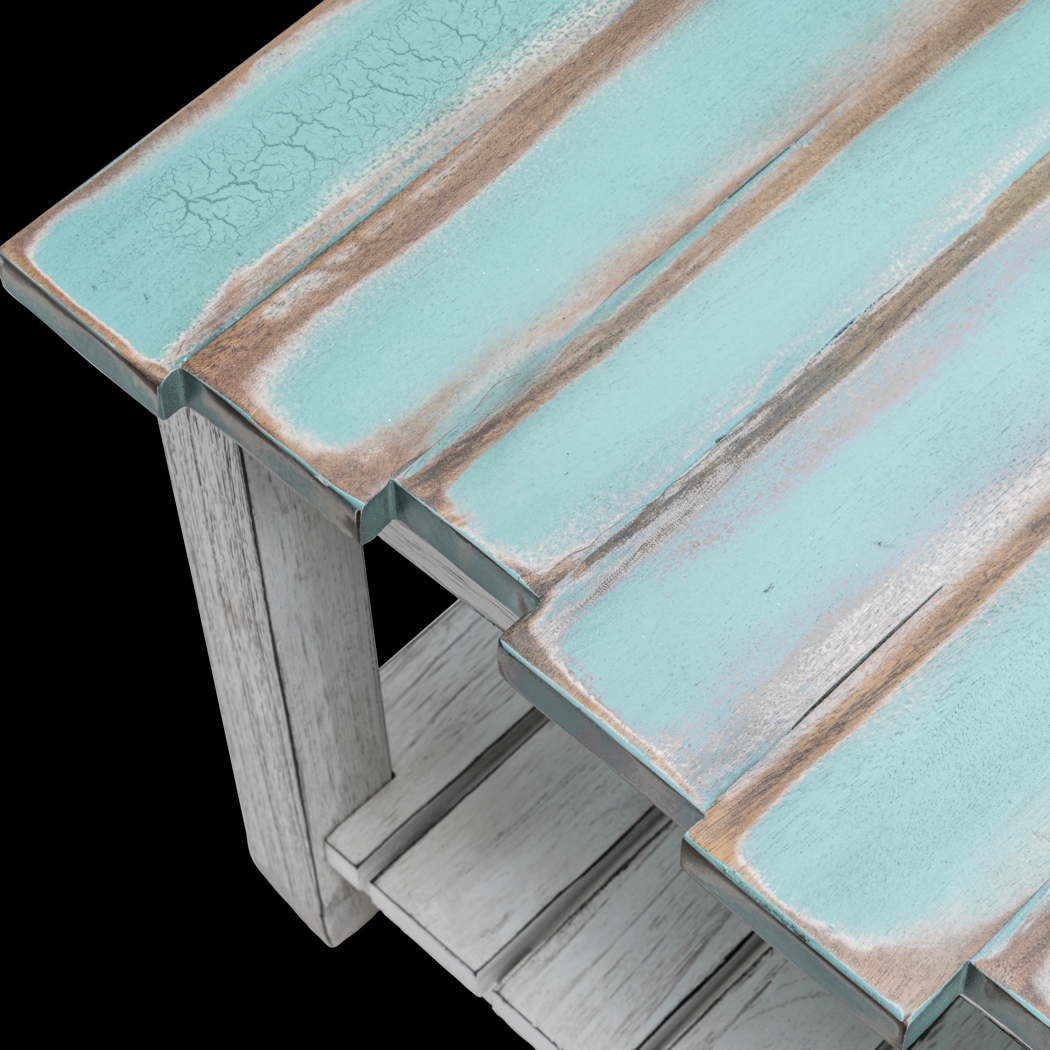 Owoth Blue Cocktail Table - Thumbnail - Image 4