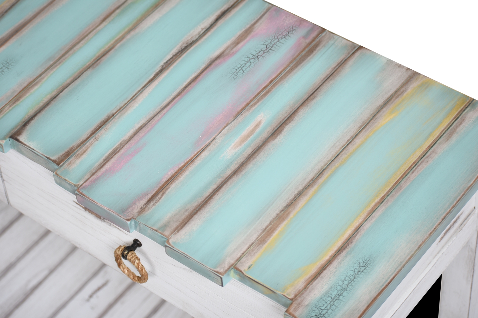 Owoth Blue Console Table - Thumbnail - Image 14