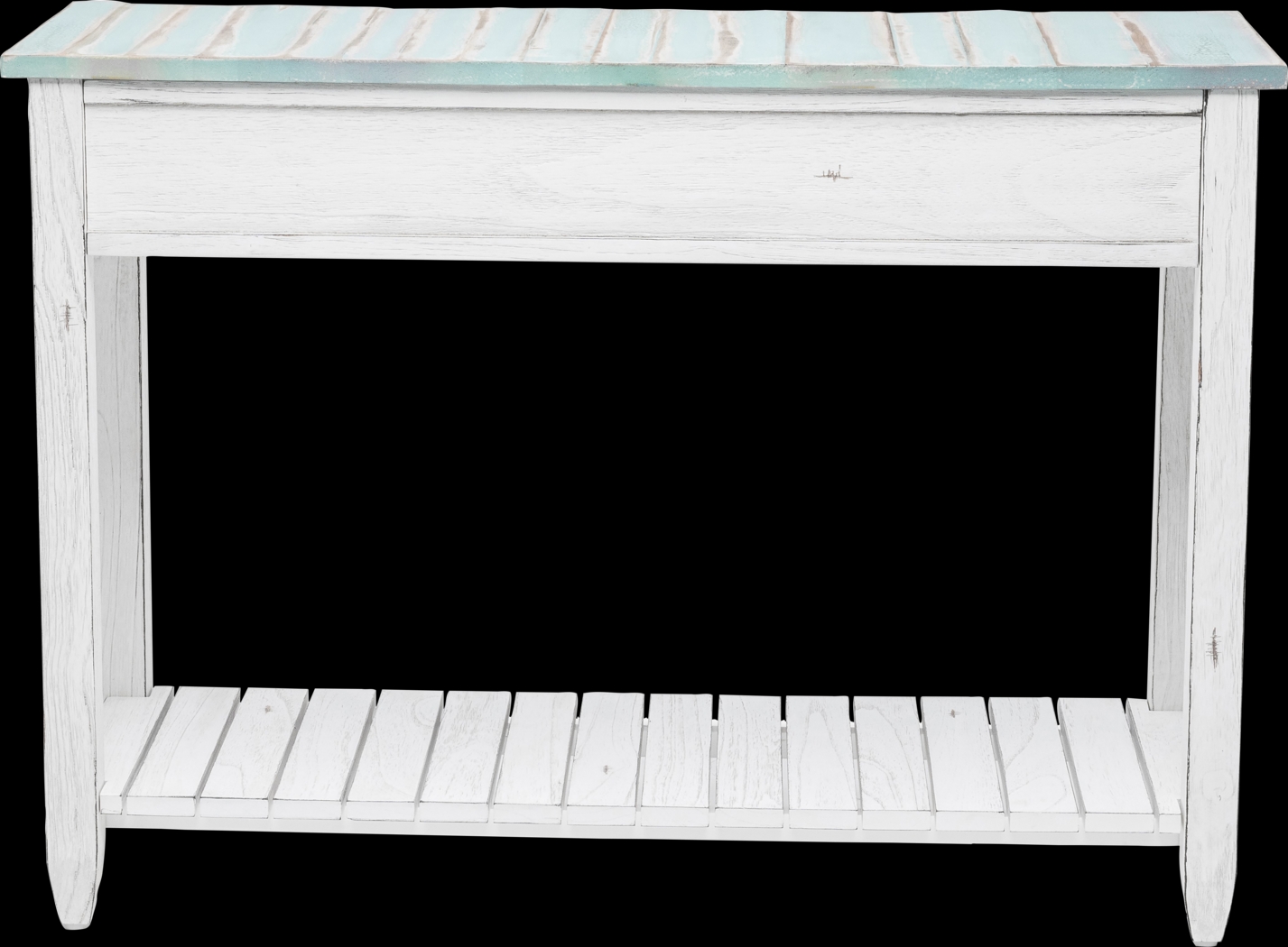 Owoth Blue Console Table - Thumbnail - Image 3