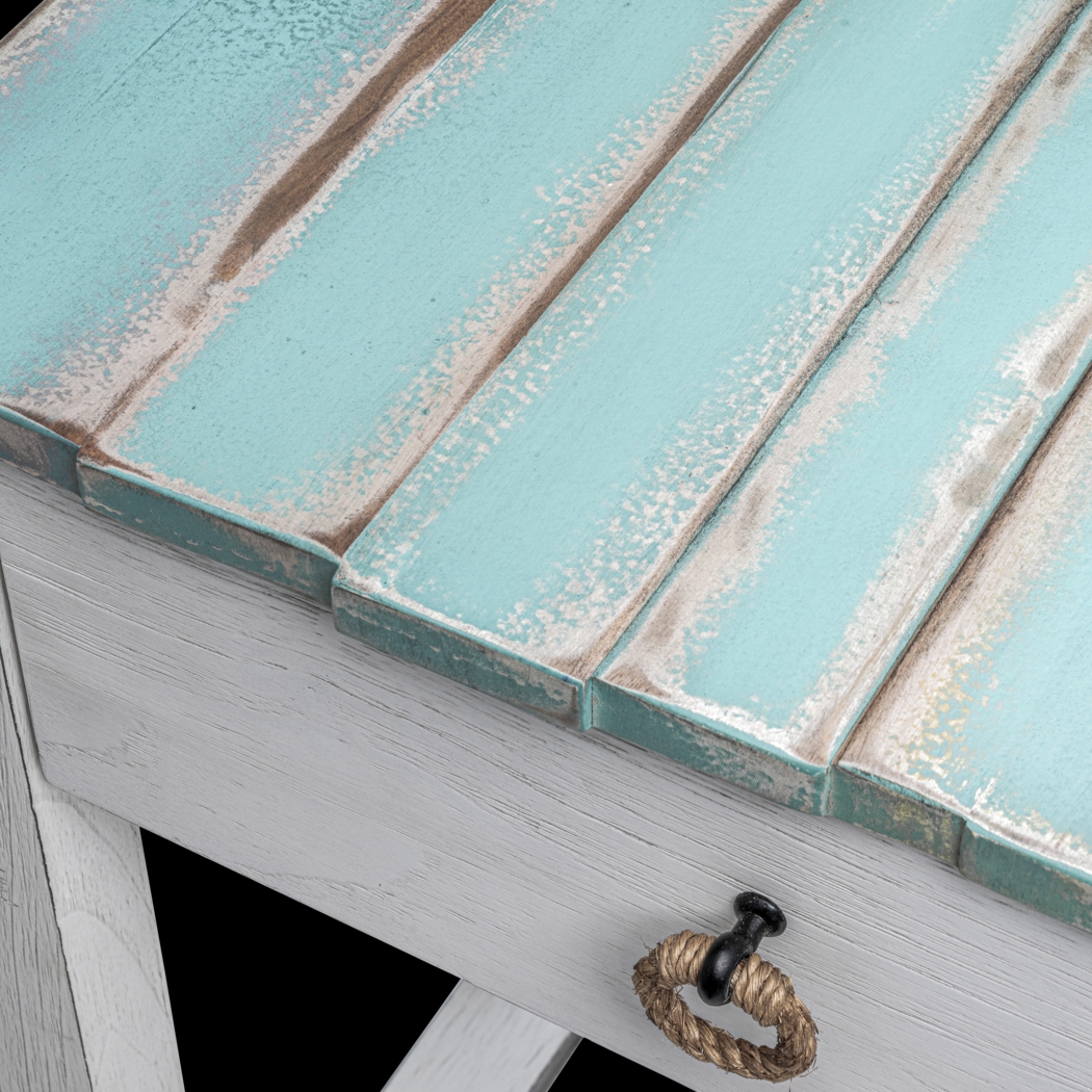 Owoth Blue Console Table - Thumbnail - Image 8