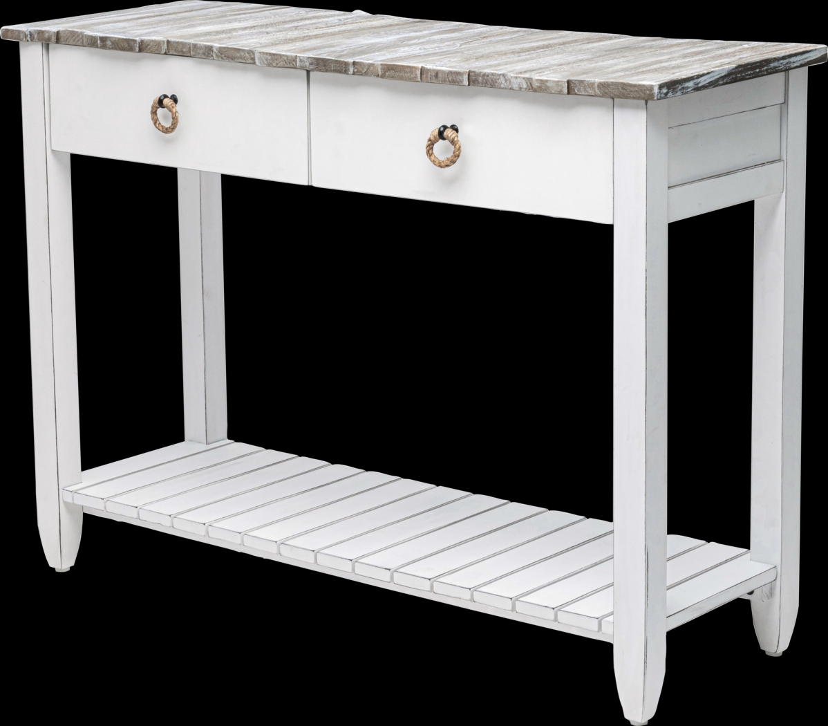 Owoth Gray Console Table - Thumbnail - Image 1