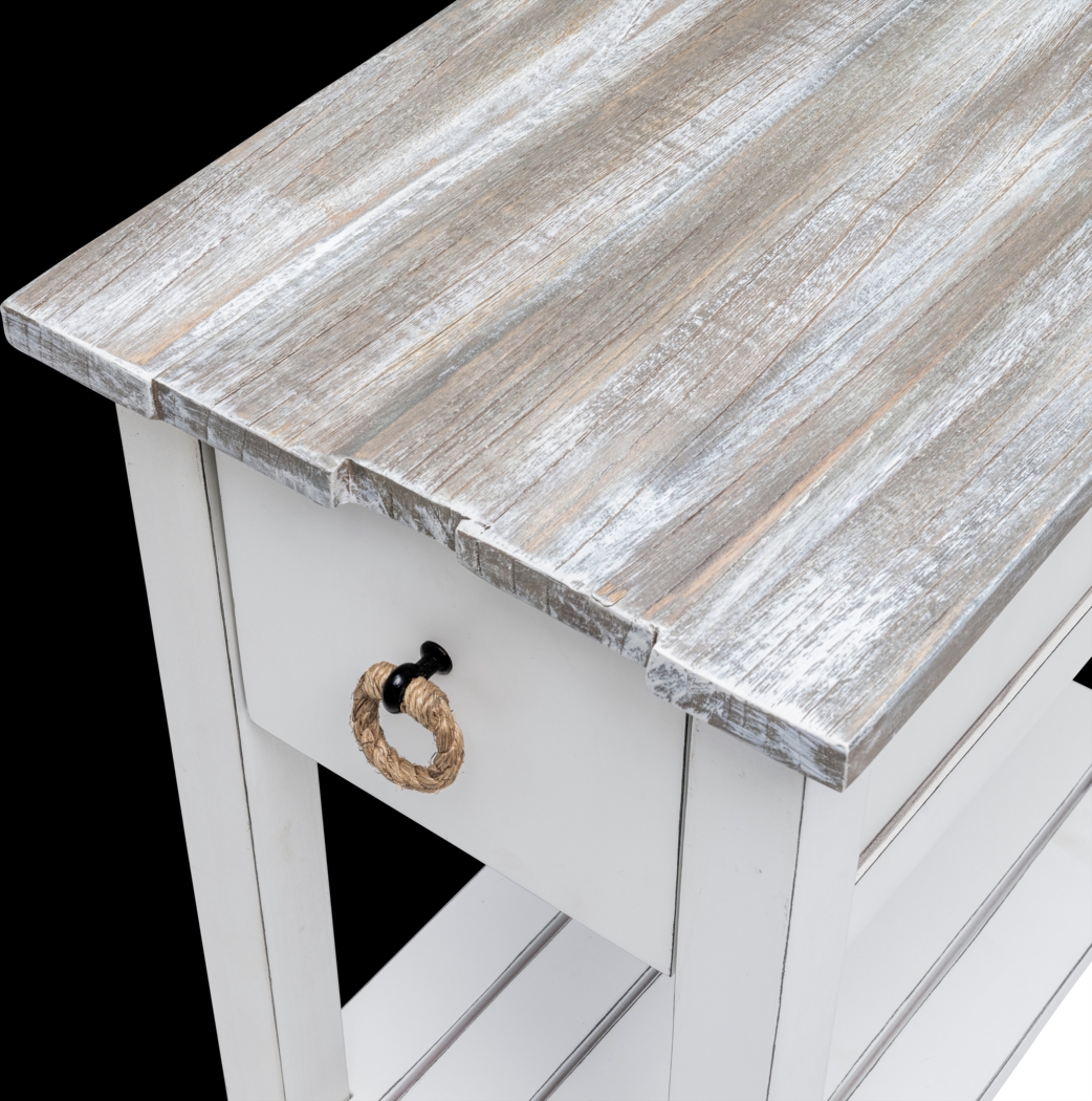 Owoth Gray/White Small Chairside Table - Thumbnail - Image 13