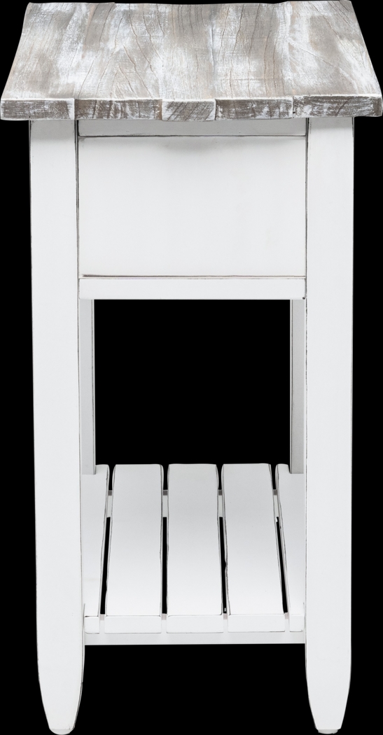 Owoth Gray/White Small Chairside Table - Thumbnail - Image 16