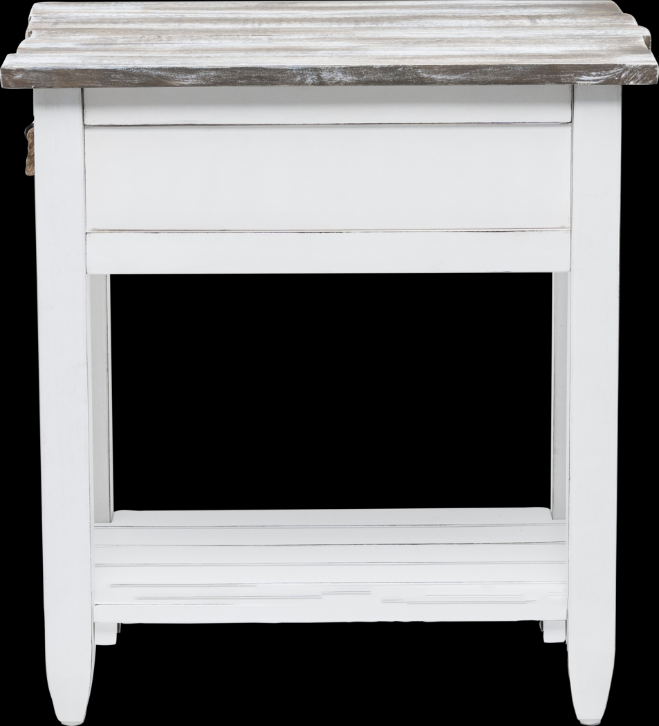 Owoth Gray/White Small Chairside Table - Thumbnail - Image 7